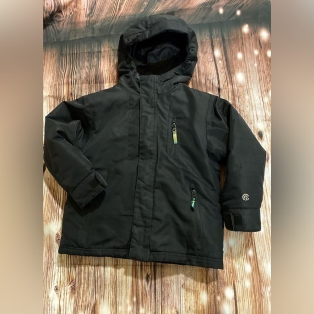 COLUMBIA 3 jackets in one!!! Black lined Xs4/5